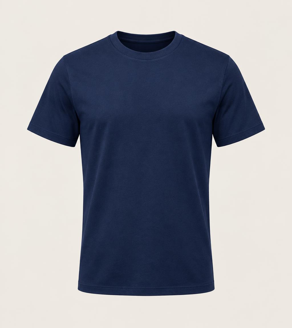Navy t-shirt product photo